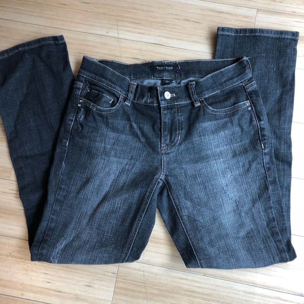 White House Black Market distressed jeans